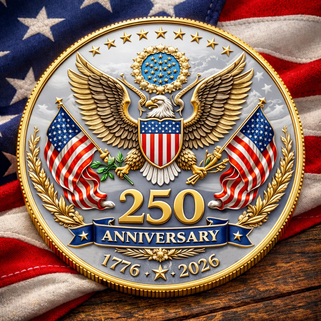 🏆Flash Sale 60 % Rabatt - Gedenkmünze zum 250. Jahrestag der USA
