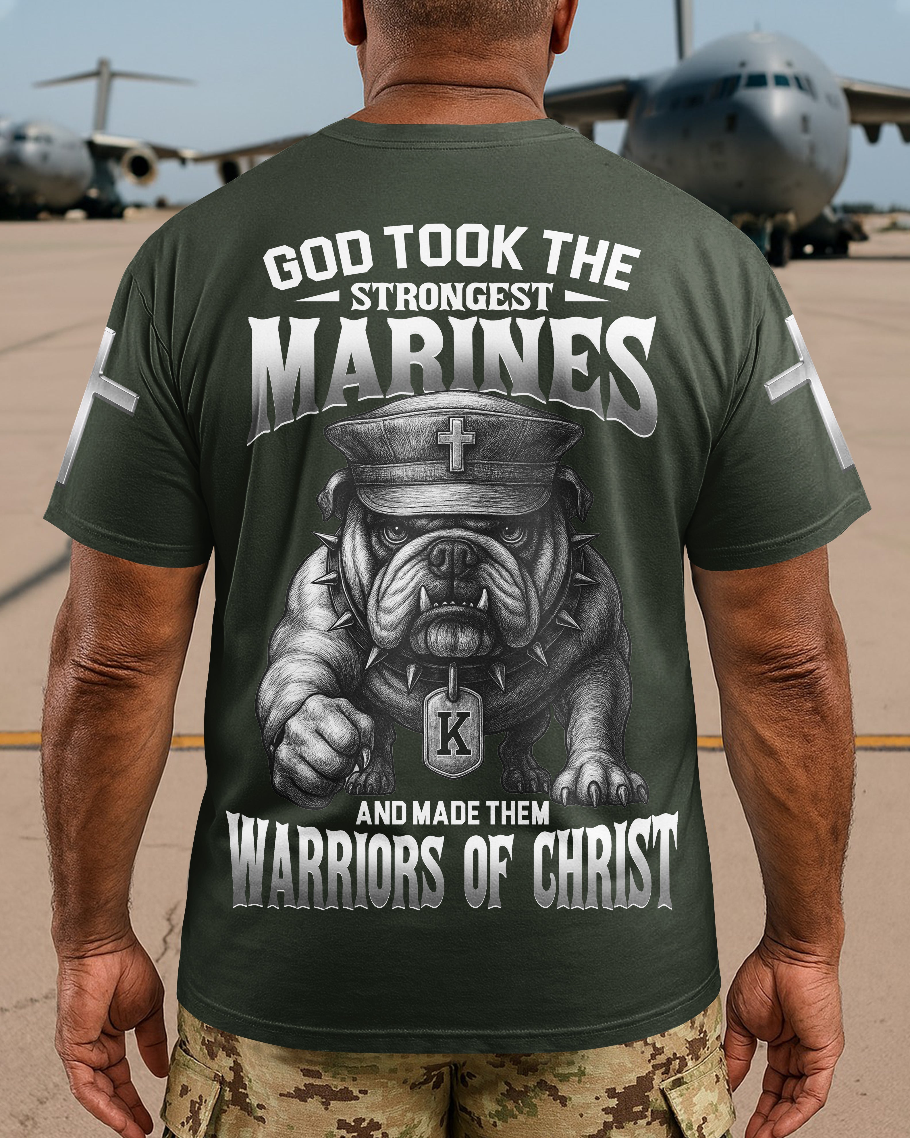 God Took The Strongest Marines And Made Them Warriors Of Christ T-Shirt