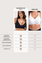 Deep V Push-Up Seamless Wireless Jelly Bra