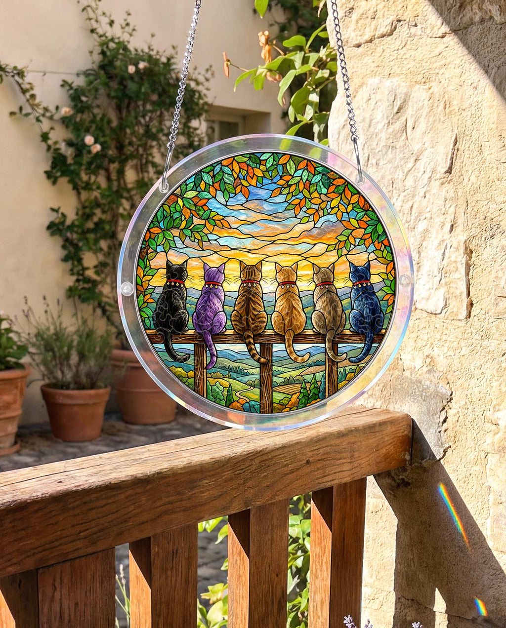 Acrylic Jigsaw Puzzle Suncatcher - Horizon Watchers