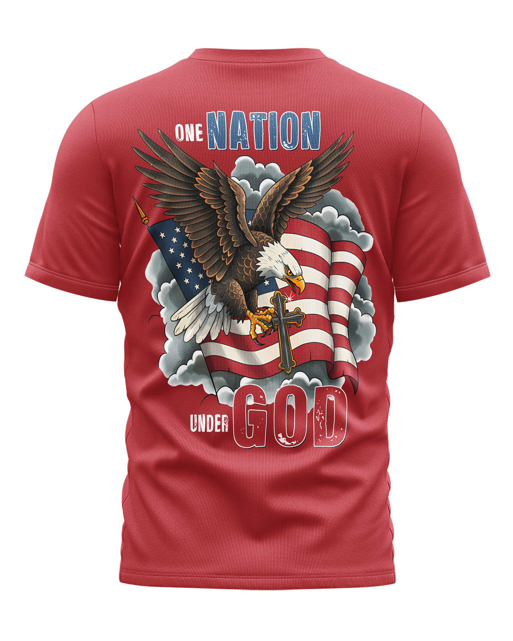 One Nation Under God All Over Print T-shirt