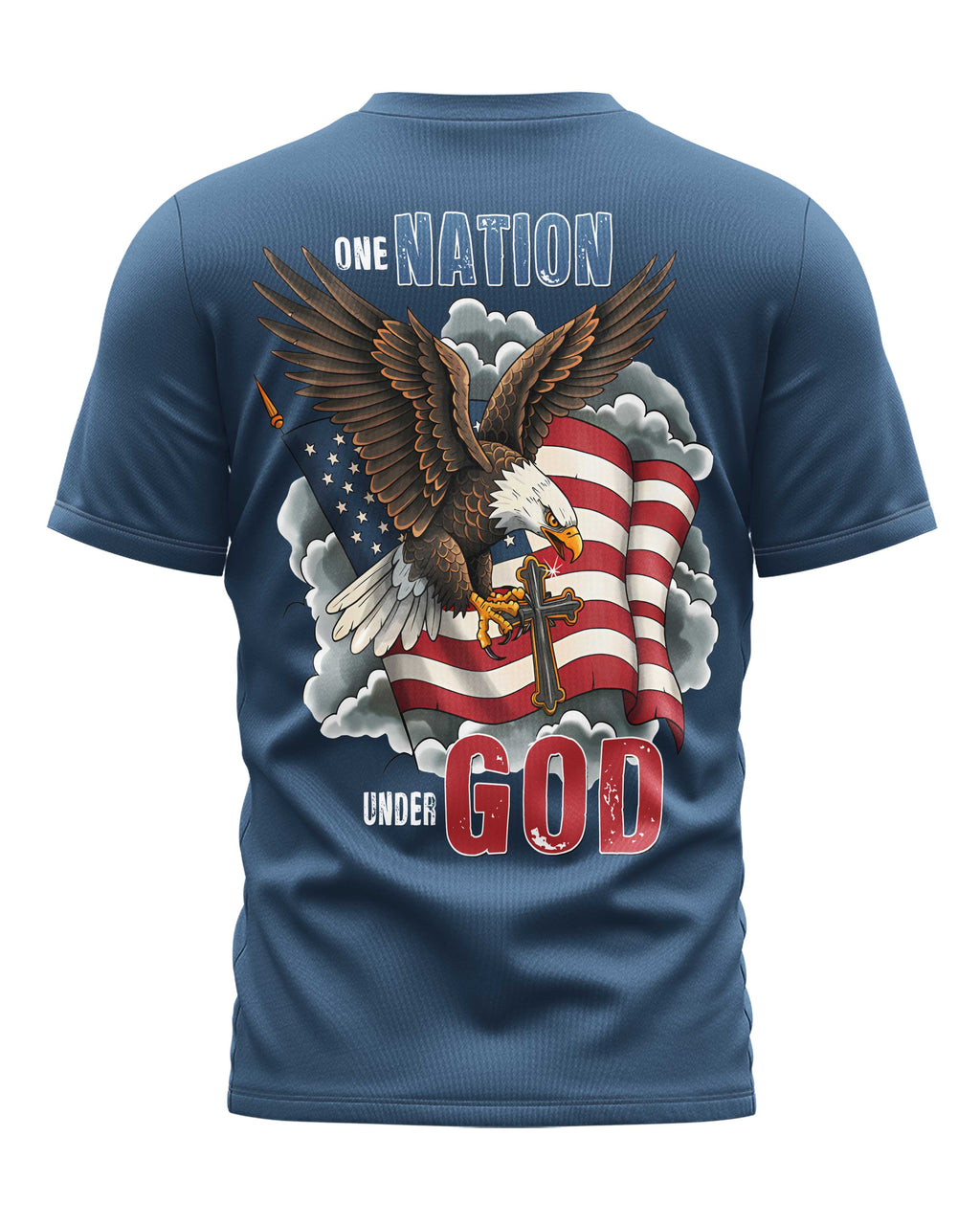 One Nation Under God All Over Print T-shirt
