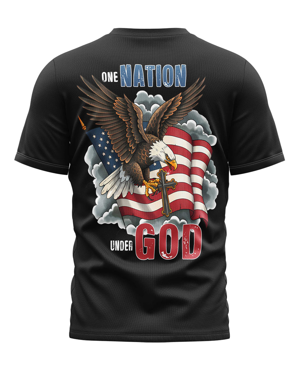 One Nation Under God All Over Print T-shirt