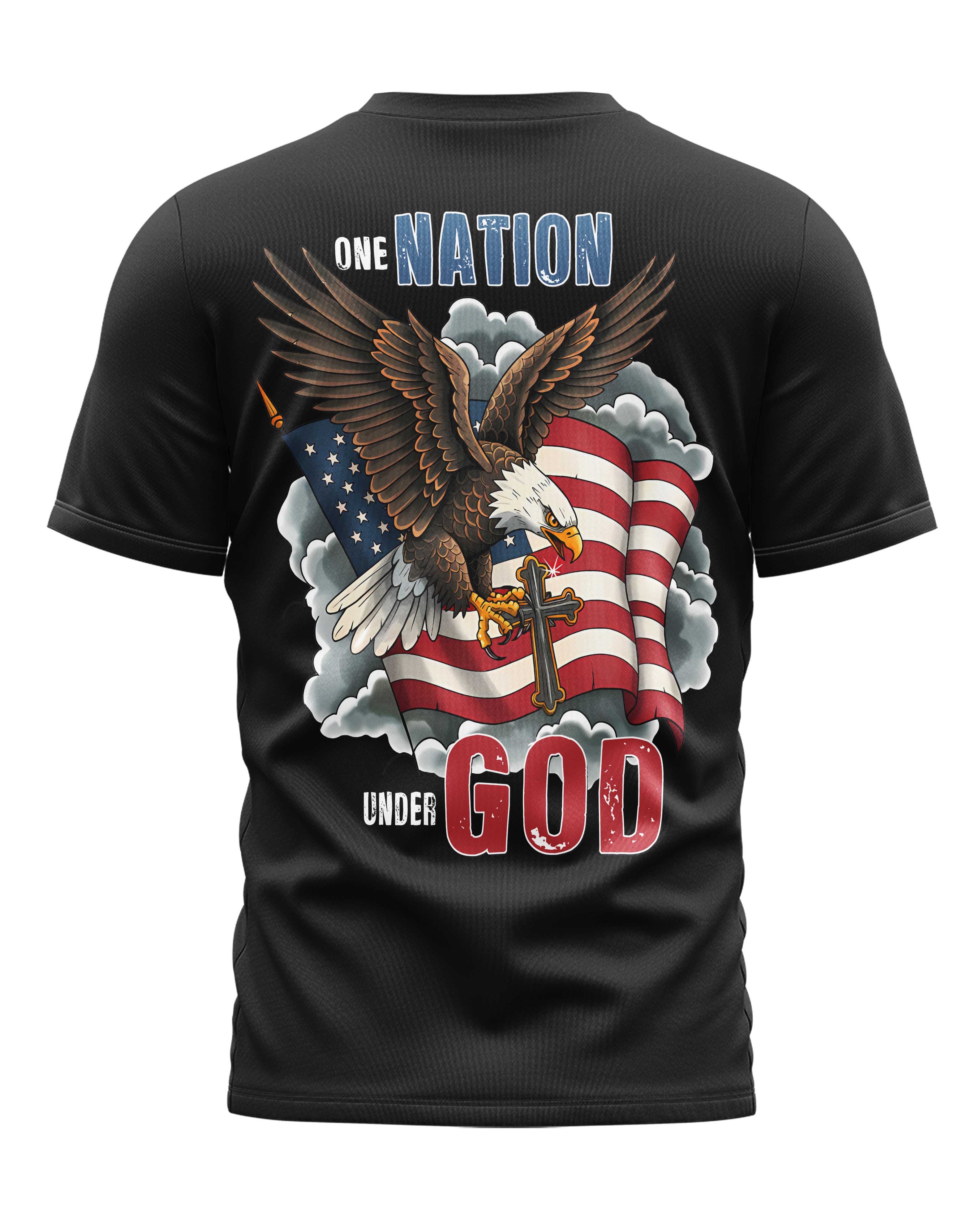 One Nation Under God All Over Print T-shirt