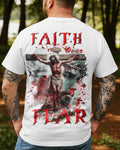 Faith Over Fear All Over Print T-Shirt