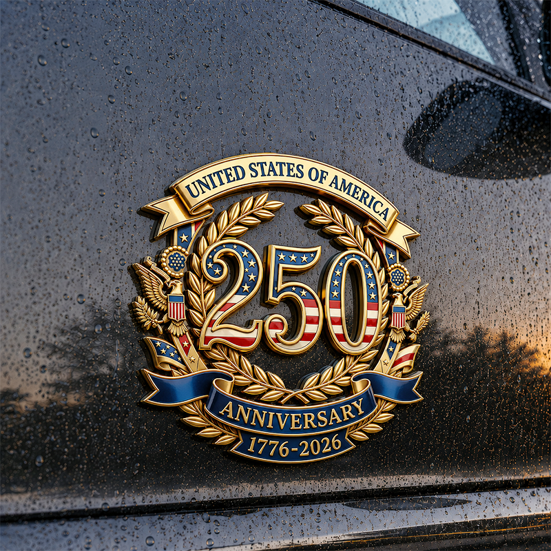 U.S. 250. Jubiläum Patriot-Autoemblem