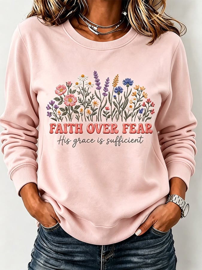 Women's  Faith  Printing  Top