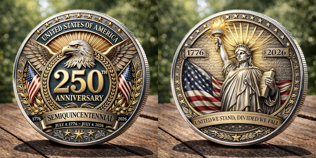 🏆Flash Sale 60% RABATT – Gedenkmünze zum 250. Jahrestag der USA