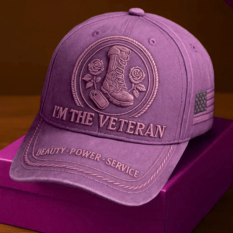 Casquette imprimée pour femmes vétérans