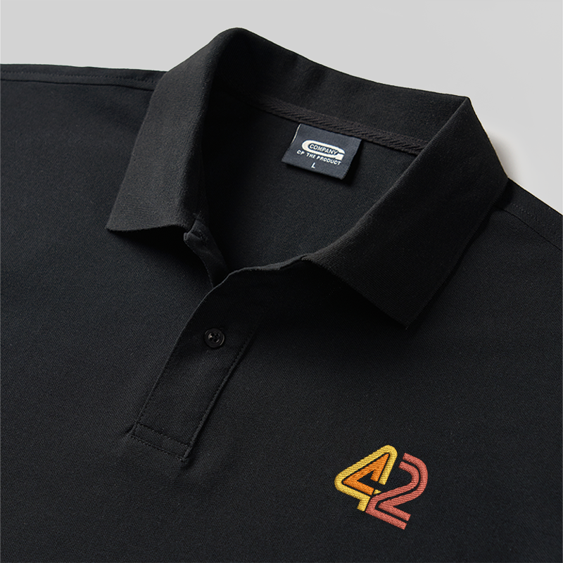 42 Geek Embroidered Polo Shirt