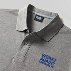 Work ? Again ? Seriously? Geek Embroidered Polo Shirt