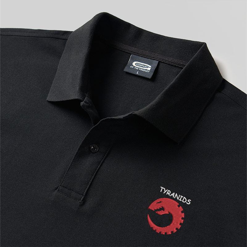 Das Tyranids Geek bestickte Poloshirt