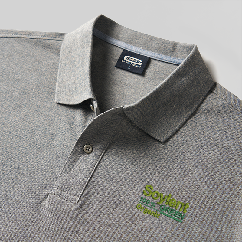 Soylent Green Geek Besticktes Poloshirt