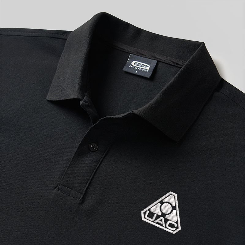 U.A.C Geek Embroidered Polo Shirt