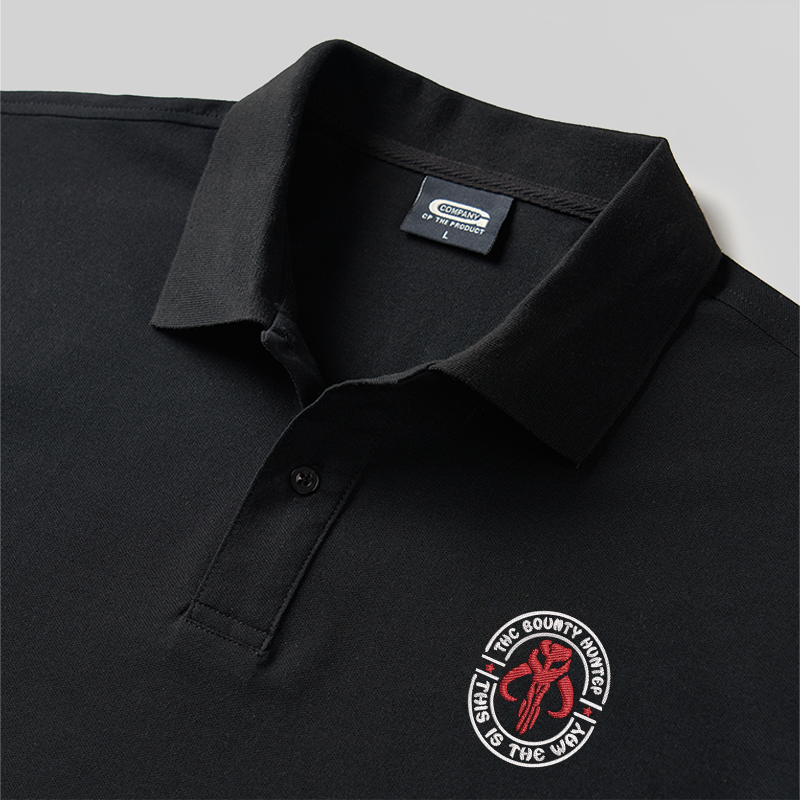 Bounty Hunter Badge Geek Besticktes Poloshirt