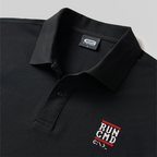 Run CMD Geek Besticktes Poloshirt