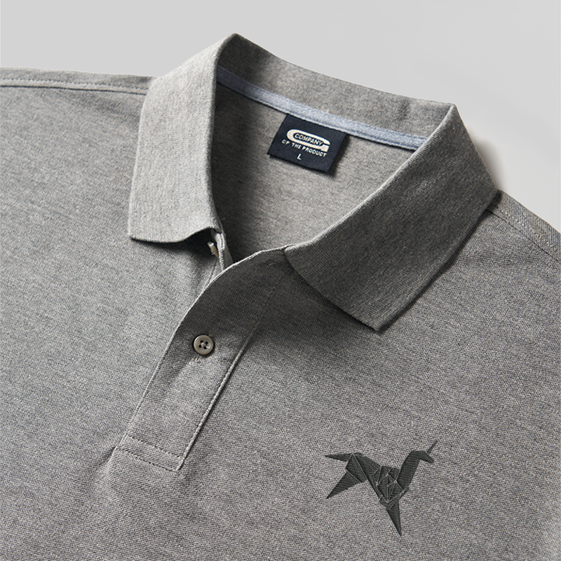 Dream Runner Geek Embroidered Polo Shirt