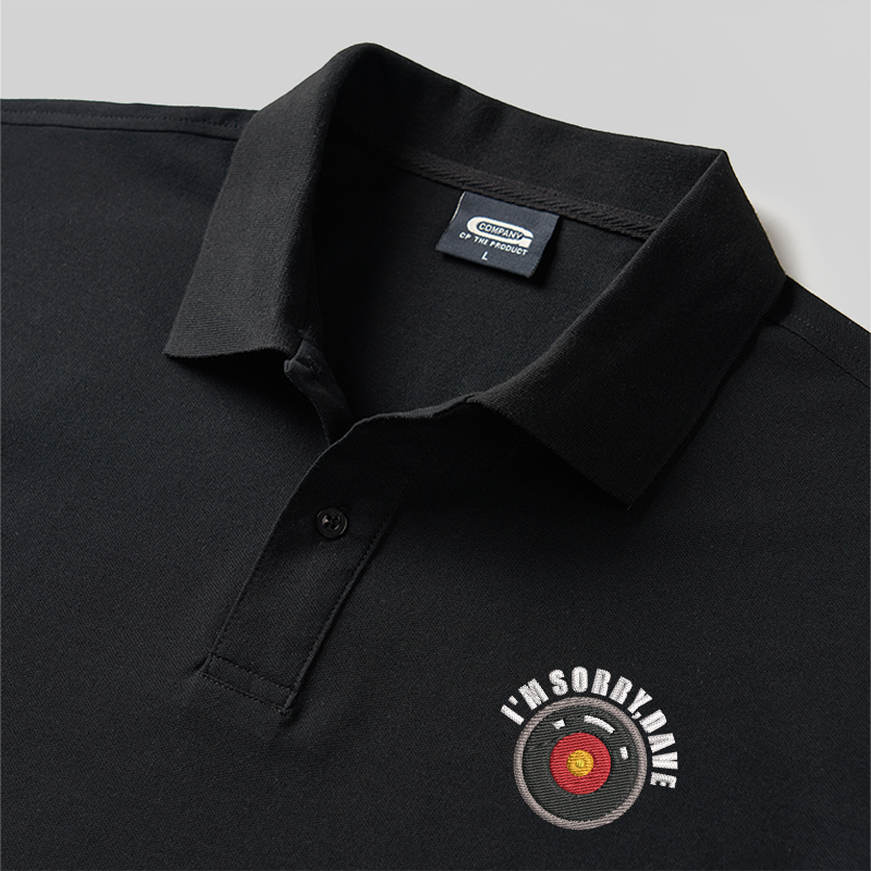 HAL 9000 Geek Embroidered Polo Shirt