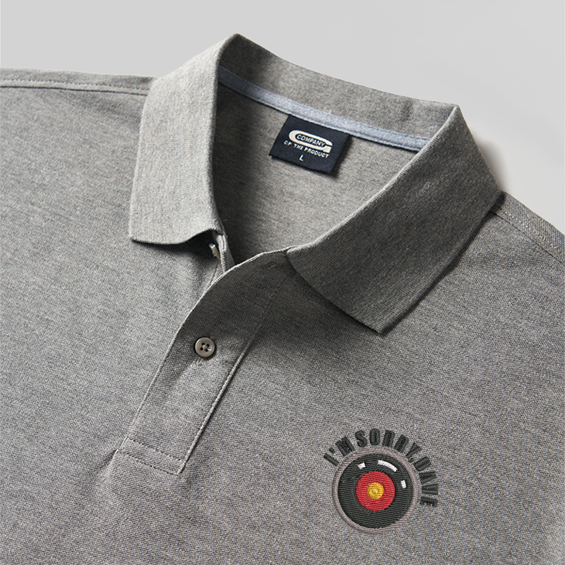 HAL 9000 Geek Embroidered Polo Shirt