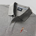 I Saw That Geek Besticktes Poloshirt