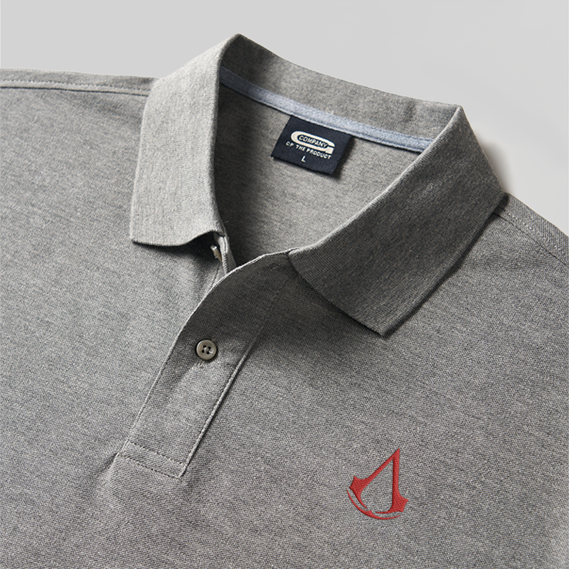 Hidden Blade Geek Embroidered Polo Shirt