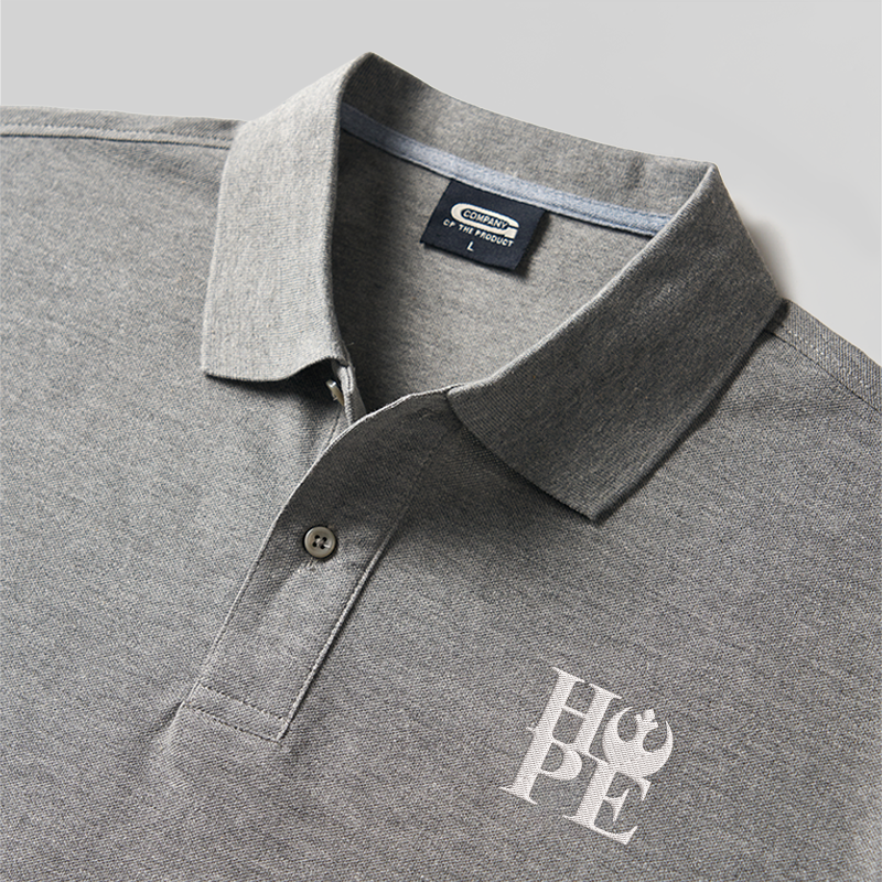 Hope Geek Embroidered Polo Shirt