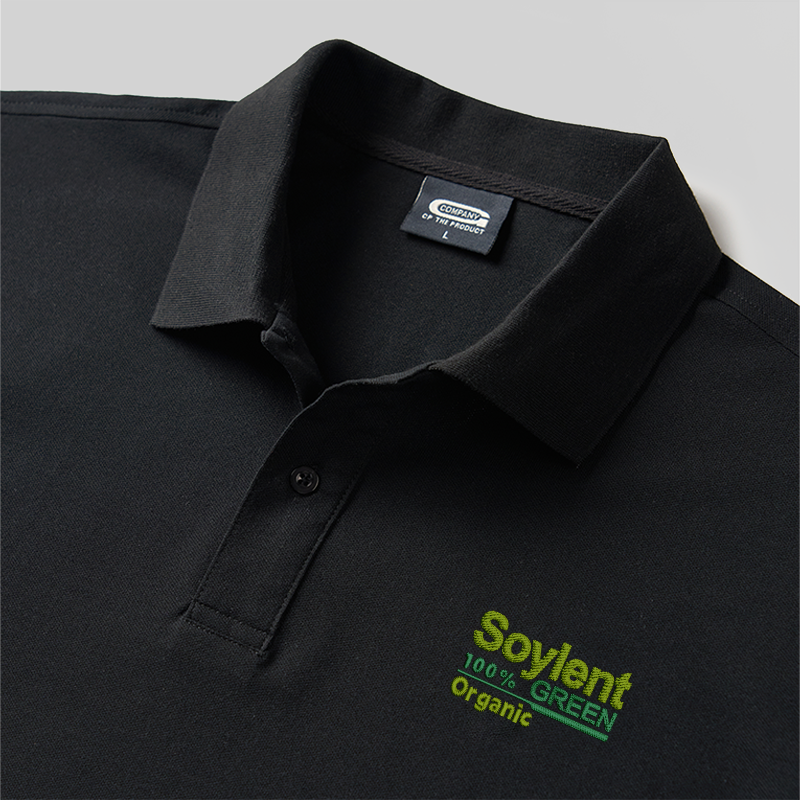 Soylent Green Geek Besticktes Poloshirt