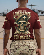 Blessed Be The Lord My Rock Who Trains My Hands For War T-Shirt