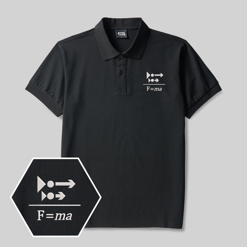 Polo brodé Push Geek de Newton