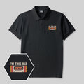 I‘m This Old Geek Besticktes Polo-Shirt