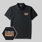 I‘m This Old Geek Besticktes Polo-Shirt