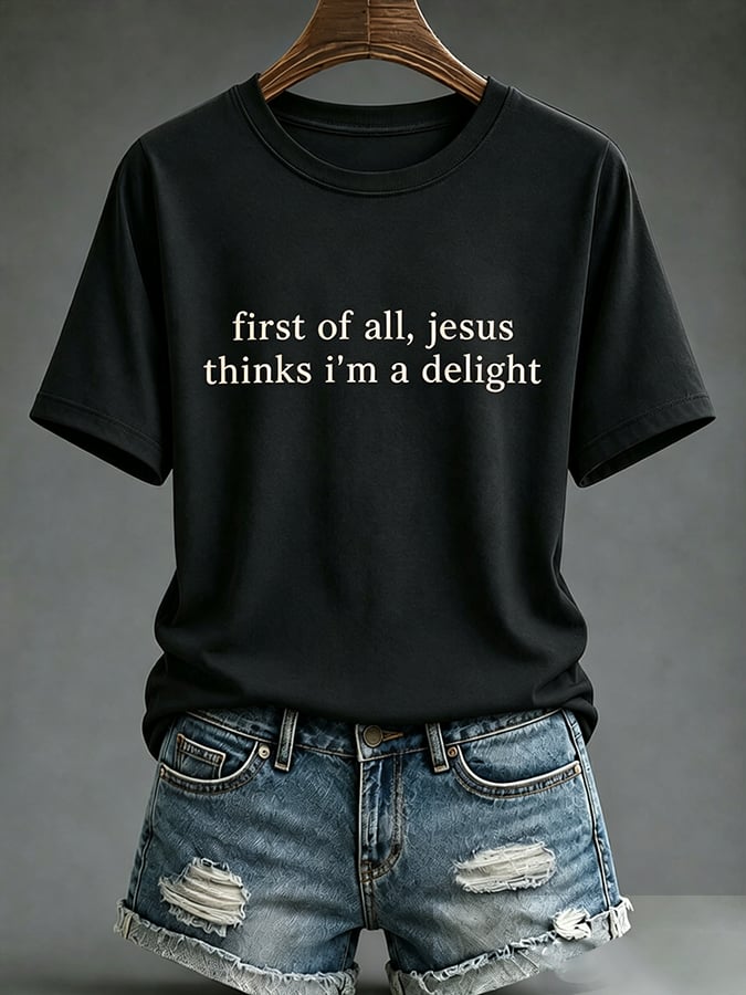 Women's  Faith Cross  Jesus The Way, The Truth & The Life Print Top