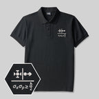 Uncertainty Principle Geek Embroidered Polo Shirt
