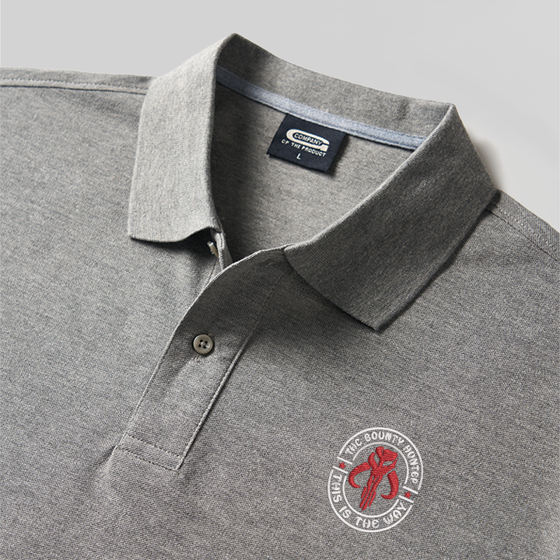 Bounty Hunter Badge Geek Besticktes Poloshirt