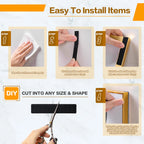 Heavy Duty Hook and Loop Strips with Adhesive