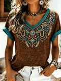 Western T-Shirts mit Glaubensmotiv für Damen