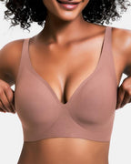 Women's Seamless Wireless Push Up Bra