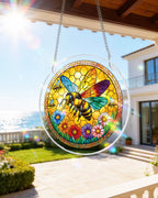 Sunshine Bee Light Suncatcher-Acrylic Window Art