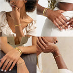 Tennisarmband Manschetten Set