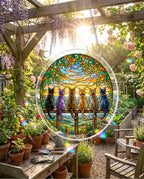 Acrylic Jigsaw Puzzle Suncatcher - Horizon Watchers