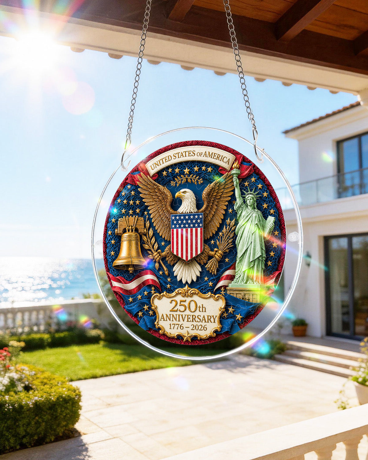 Glory of America Light Suncatcher-Acrylic Window Art