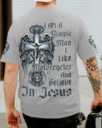 I Am A Simple Man All Over Print T-Shirt