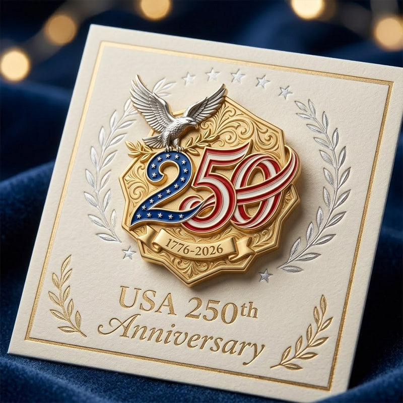 Brosche zum 250. Jahrestag der USA