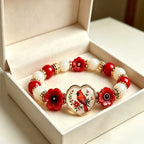 Cardinal-Themed Limited Edition Commemorative Bracelet