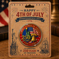 Gedenk-Pin zum 250. Jahrestag der Gründung der USA (Unisex)