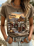 Western Christmas Faith Graphic Tee