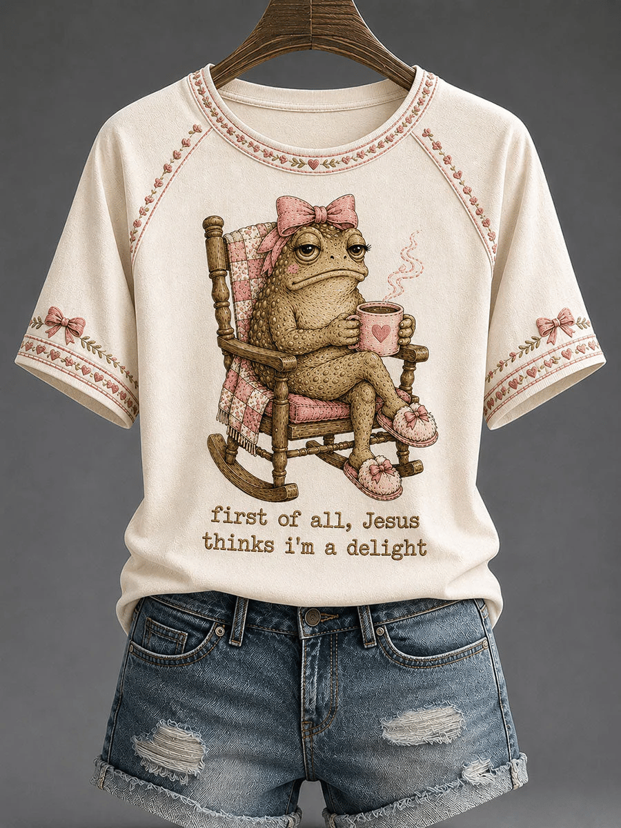Women's Jesus Thinks I'm A Delight  T-Shirts