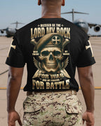 Blessed Be The Lord My Rock Who Trains My Hands For War T-Shirt