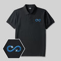 Polo geek brodé Boucle Infinie