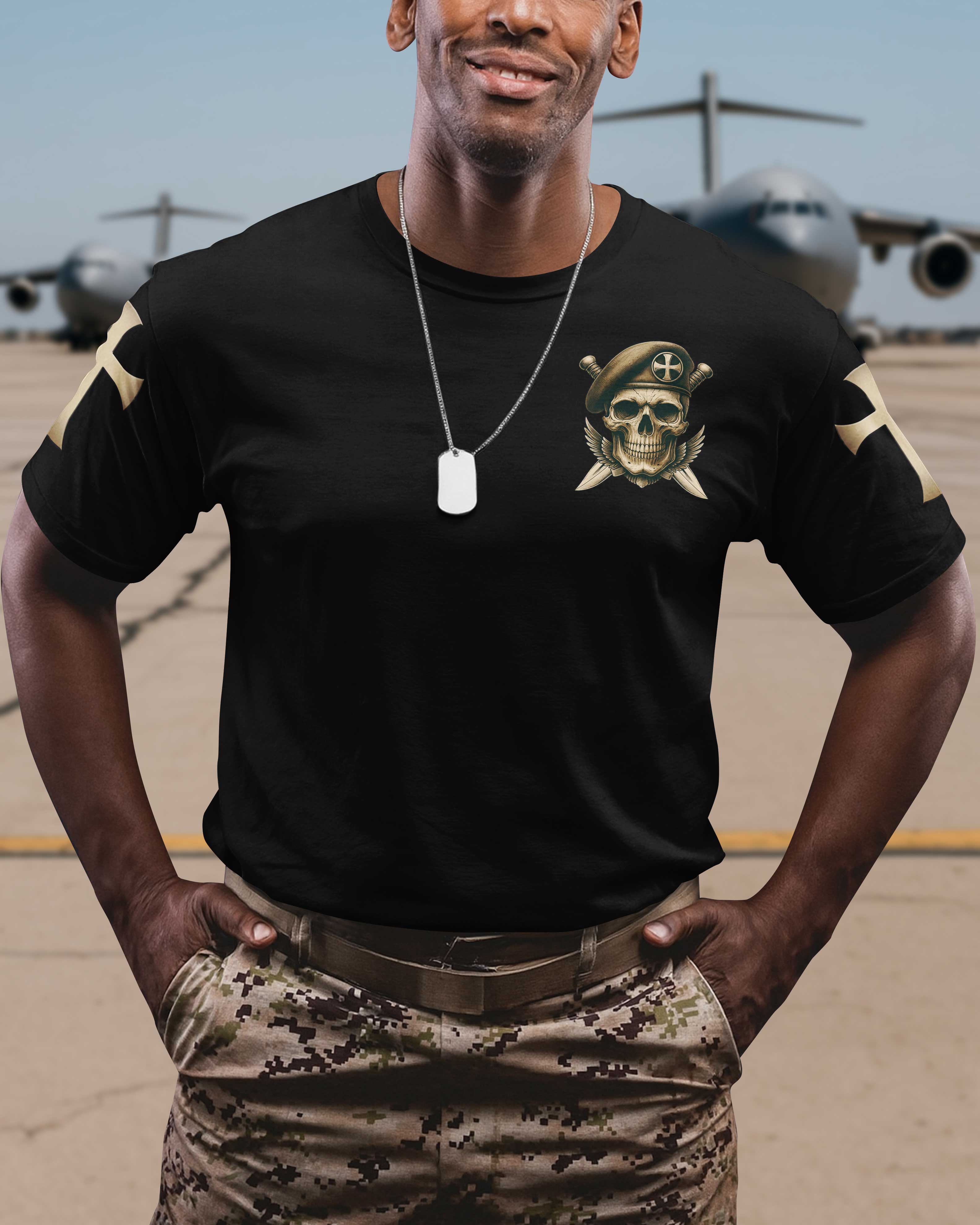 Blessed Be The Lord My Rock Who Trains My Hands For War T-Shirt
